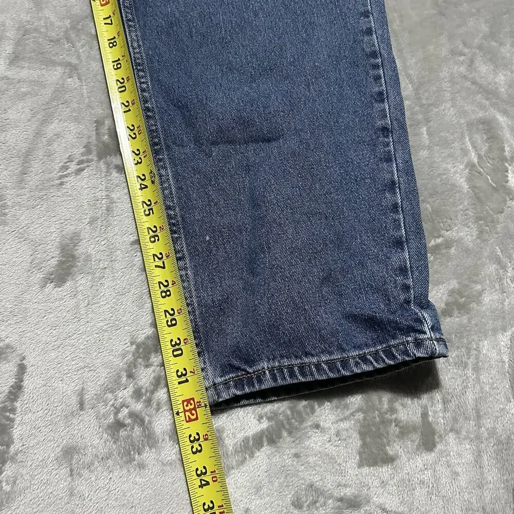 Y2k Levis Distressed Comfort Fit 560 Medium Wash Blue Jeans Mens 38x34 Classic‎